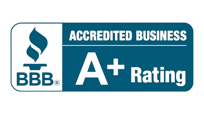 Better Business Bureau Accredited Business A+ Rating awarded to Capital Siding, Windows & Roofing for trusted service and customer satisfaction in the Twin Cities.
